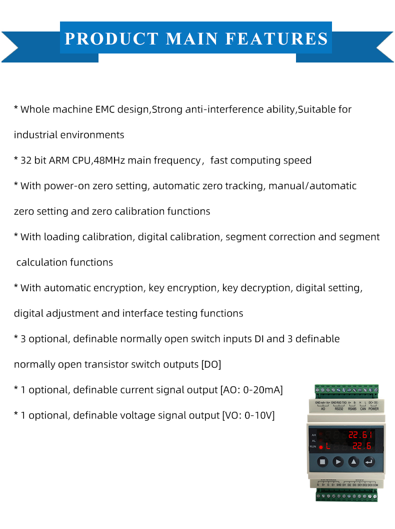 Rail Module Weighing Display Controller