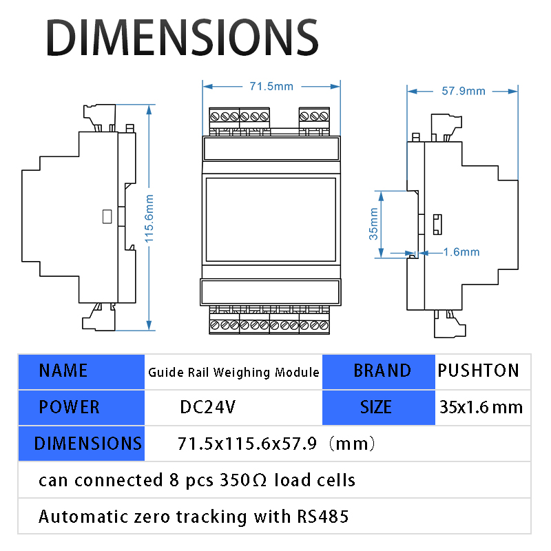 Rail Module Weighing Display Controller