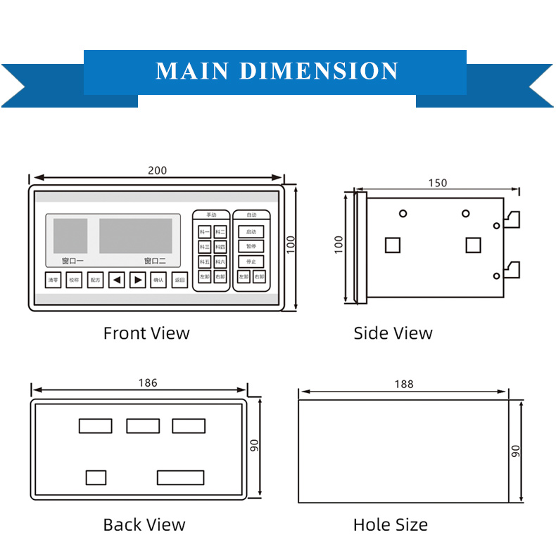 XK3110P Weighing Controller			